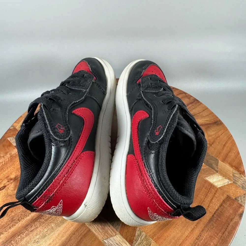 Jordan 1 Low Alt Bred Black Gym Red White Kids Sneakers DR9748-067‎ Size 2.5Y